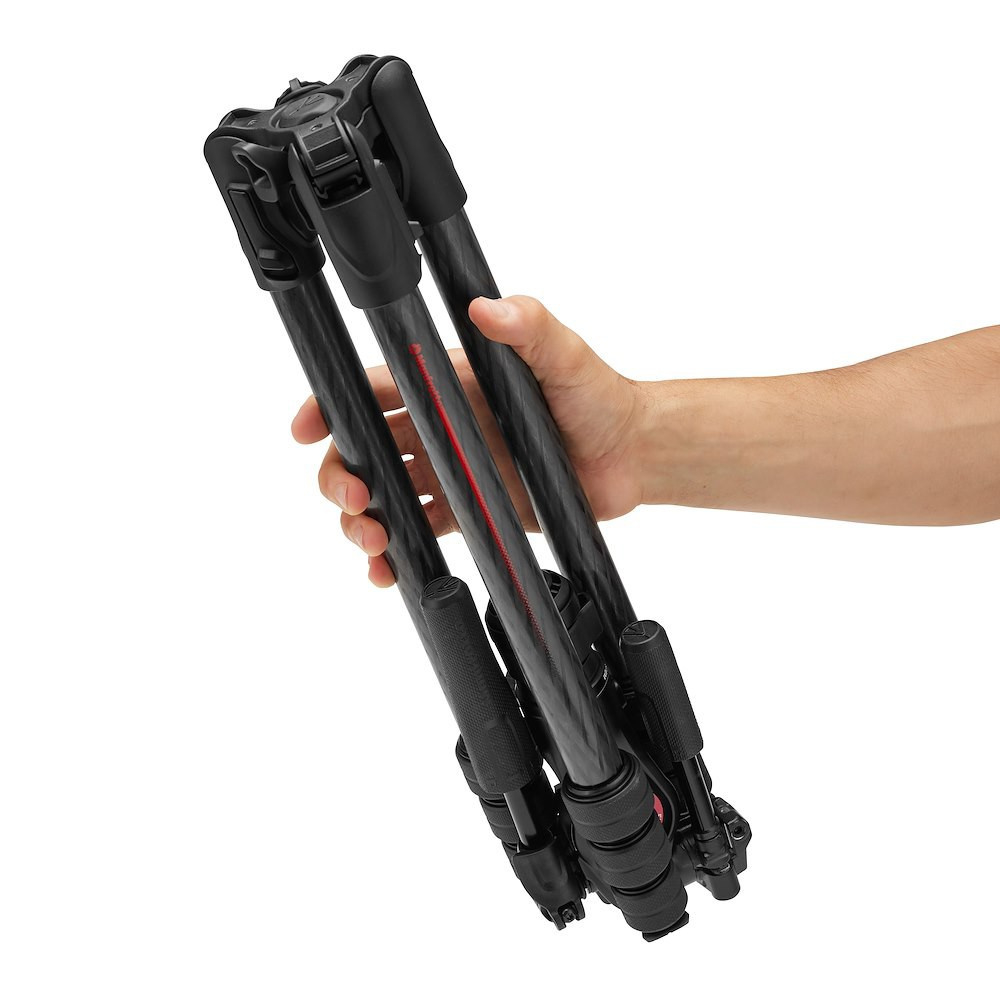 Штатив с жидкостной 3D-головкой Manfrotto MKBFRTC4GTFB-3W Befree GT PRO 3-Way карбоновый с цанговыми