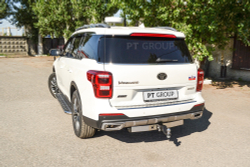 Фаркоп PT GROUP /съемный квадрат/ с нержавеющей накладкой GAC GS8 2019-(паспорт и сертификат в комплекте)(без электрики) арт.GAC-19-991124.00