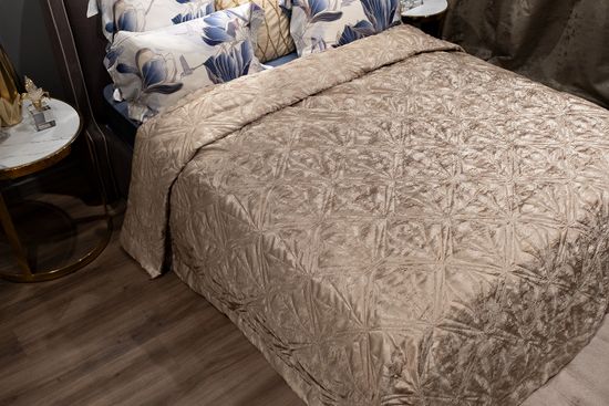 121GD-14612 Покрывало Houston Кристалло 260*260 со стежкой