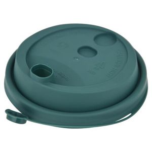 Крышка стакана Казахстан ЗЕЛЕНАЯ с клапаном D80 с питейником 50 шт/уп 20 уп/кор