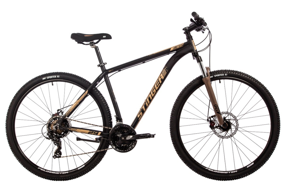 Велосипед STINGER 29" ELEMENT EVO золотистый, алюминий, размер 20"