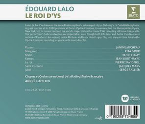 Andre Cluytens / Lalo: Le Roi D'ys (2CD)