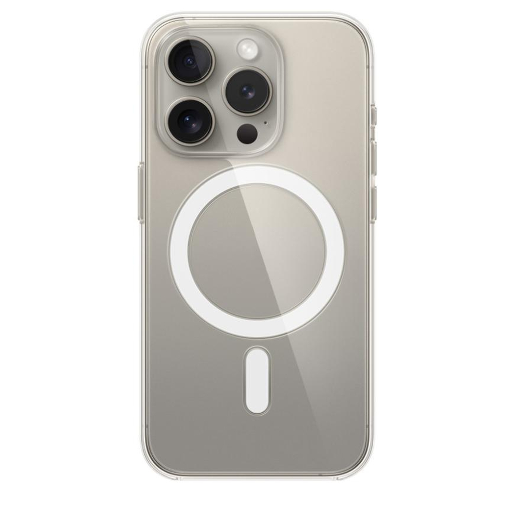Прозрачный чехол MagSafe Clear Case для iPhone 15 Pro