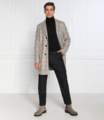 пальто h-hyde-j-bib-224 BOSS BLACK - бежевый(50484219)