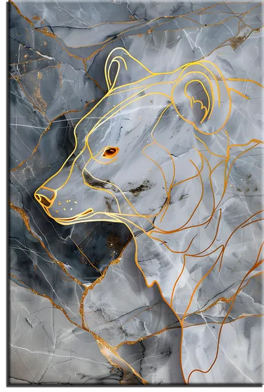 Постер "Медведь. Абстракция"