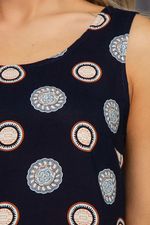 Сарафан Весенний шарм (синий/круги) П13381-10М LT Collection