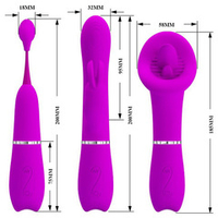 Лиловый вибронабор Pretty Love Thrill Kit BI-014877H