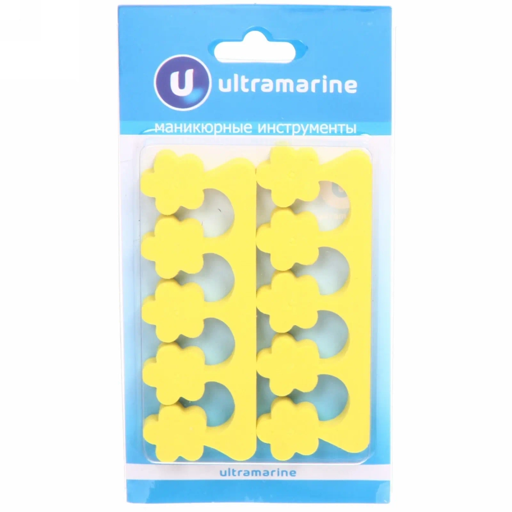 Разделители для пальцев ног на блистере «Ultramarine - цветок», цвет розовый✦