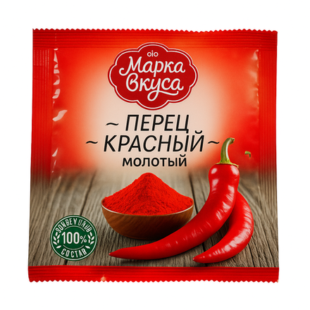 Перец красный молотый Марка Вкусов 10 гр