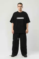 Штаны Codered Quadro Cargo Superwide черные