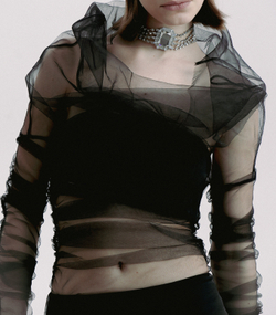 Колье-люкс, чокер, полосы цирконов, центральный прямоугольный камень