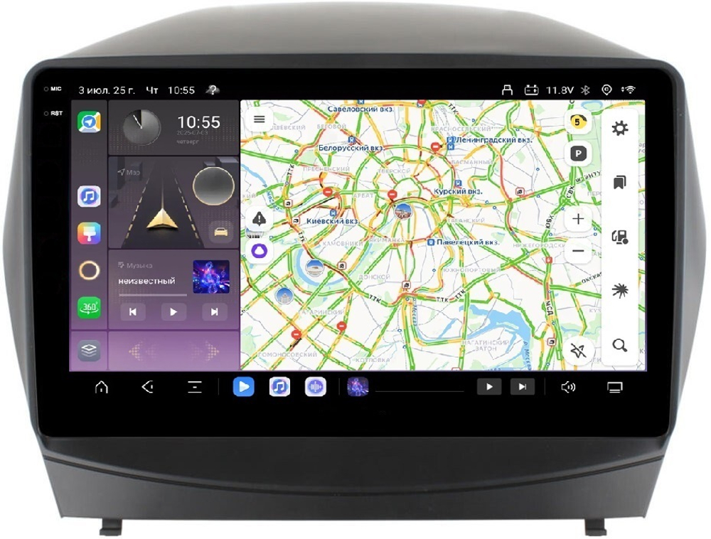 Магнитола для Hyundai iX35 2009-2015 - Carmedia OL-1702 QLed+2K, Android 13, TS20, CarPlay, 4G SIM-слот