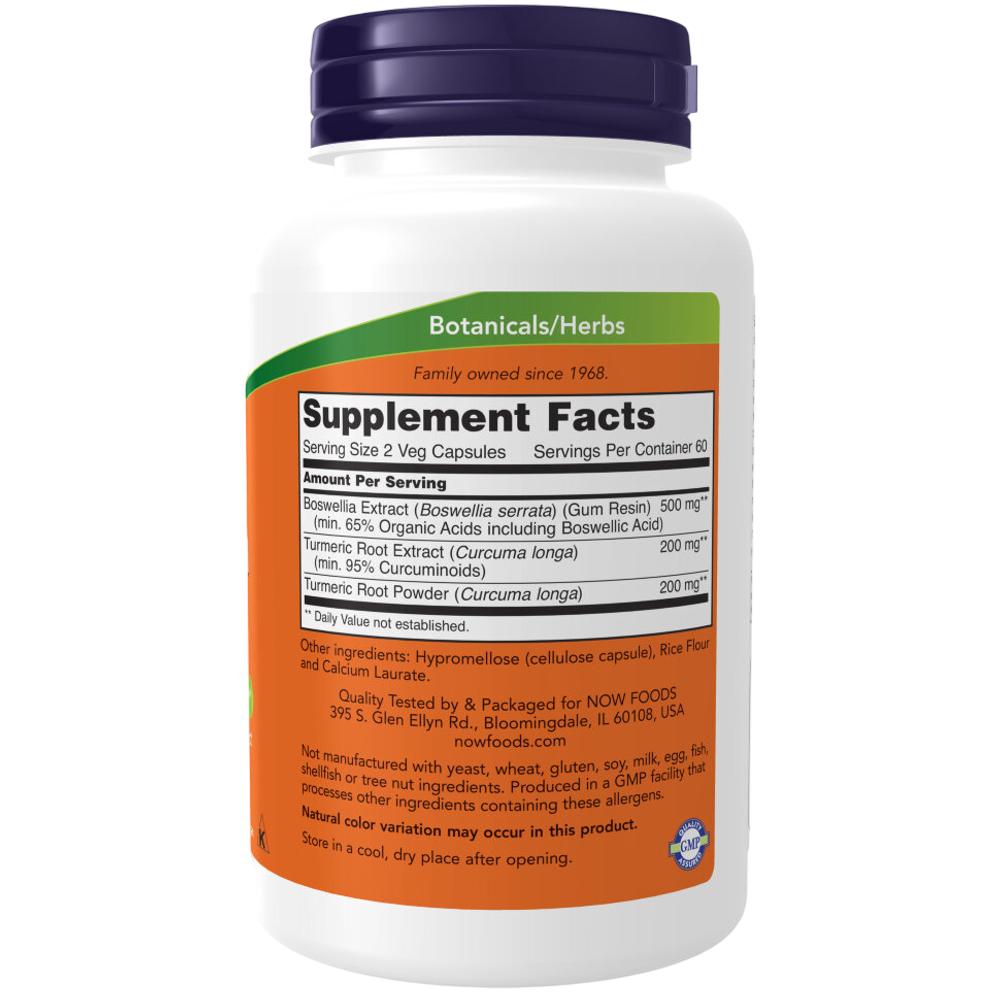 Now Foods Boswellia Extract 250 mg 120 veg capsules, Экстракт Босвеллии