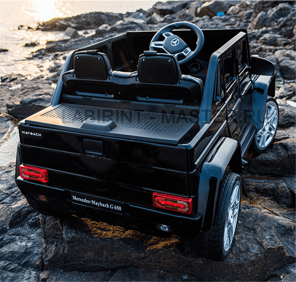Электромобиль детский "Mercedes-Benz  G650",12V, черный