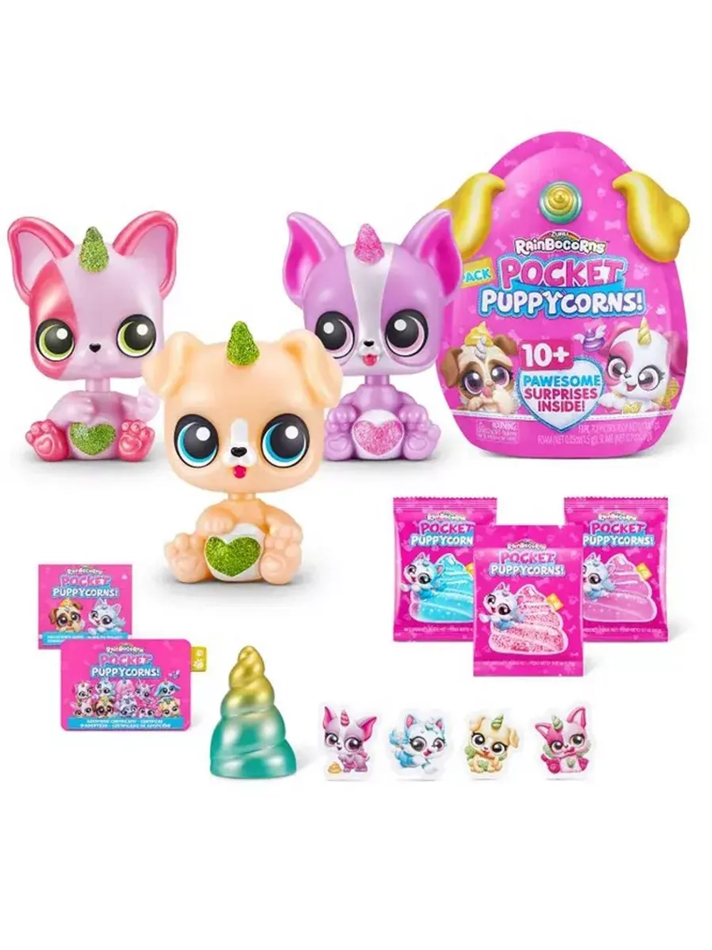 Игрушка фигурка сюрприз яйцо Зуру Rainbocorns Puppycorn