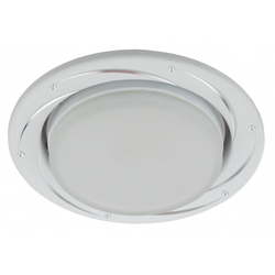 KL 77 AL/WH /1 Светильник ЭРА под лампу Gx53,220V, 13W, серебро/белый