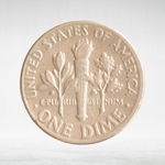 USA, 1 Dime, 1974 - Roosevelt Dime, XF