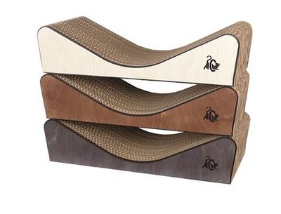 Картонная когтеточка "Мира S" ширина 25см