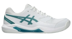 Мужские кросовки для Padel Asics Gel-Dedicate 8 Padel - white/misty pine