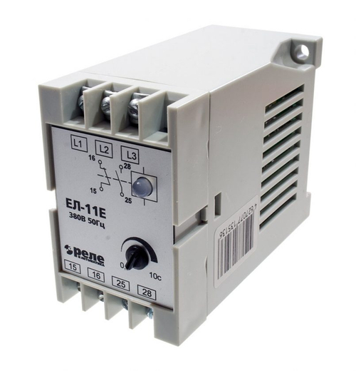 Реле контроля 3-х фазного напряжения ЕЛ-11Е 380В 50Гц,60Гц