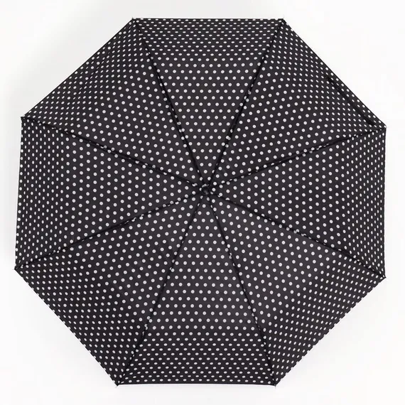 Зонт механический «Горошек», 3 сложения, 8 спиц, R = 48 см, цвет МИКС