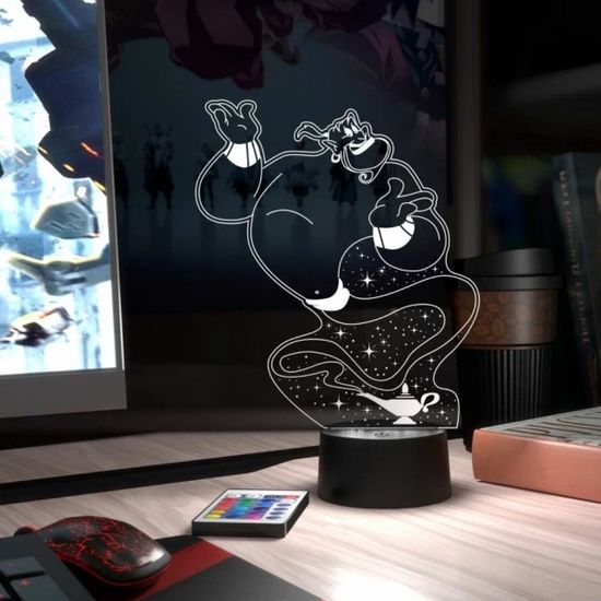 3D лампа Джинн Алладин