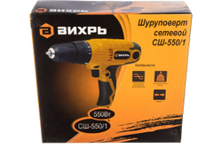Сетевой шуруповерт СШ-550/1 Вихрь
