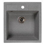 Мойка ML-GMS110 СТАНДАРТ прямоугольная, темно-серый (309), 497*440*175мм