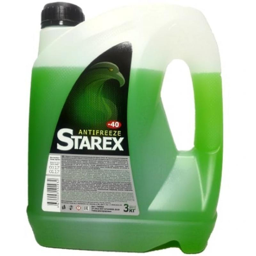 Антифриз STAREX Green -40  3кг