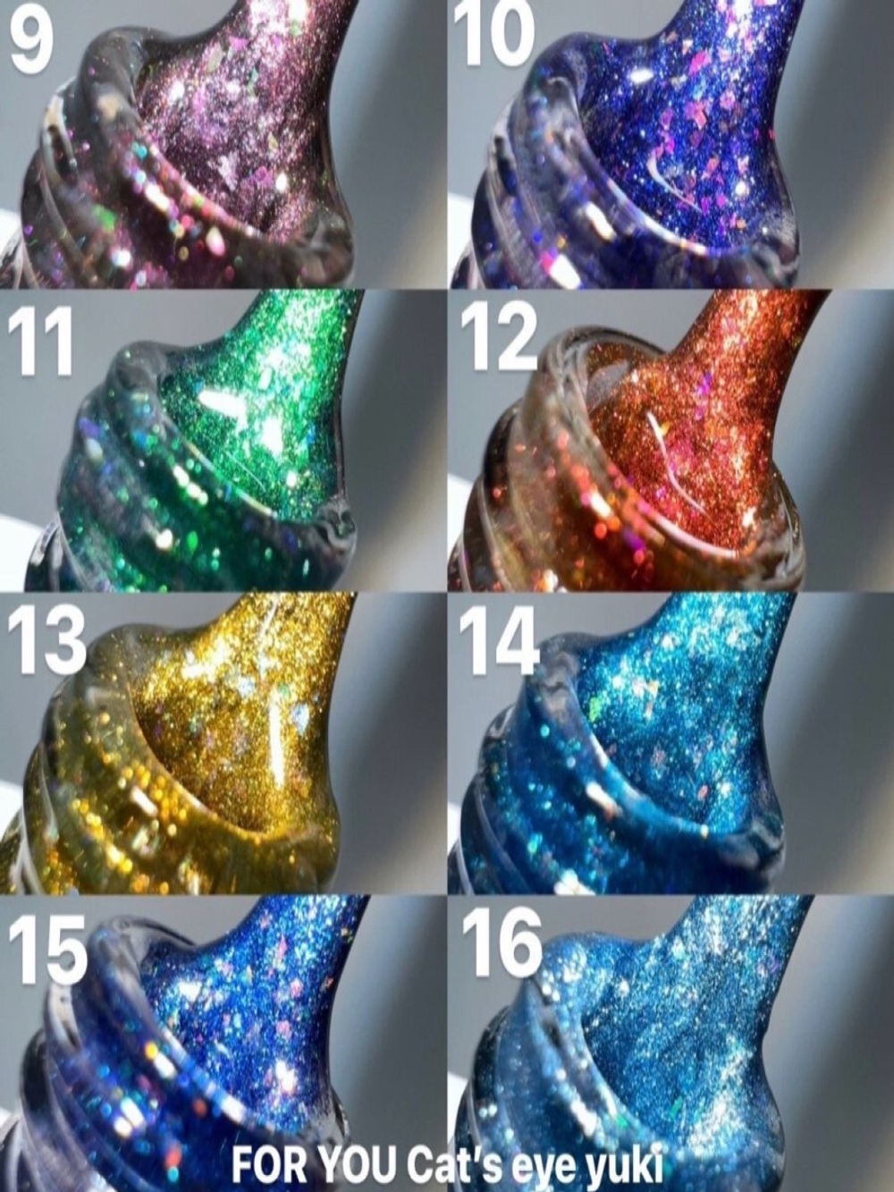 Гель-лак FOR YOU Cat's eye YUKI № 13