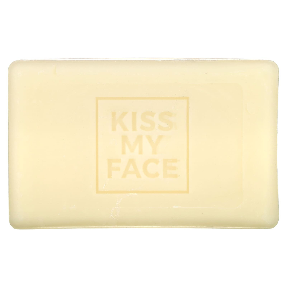 Kiss My Face, кусковое мыло с козьим молоком, роза и магнолия, 142 г (5 унций)