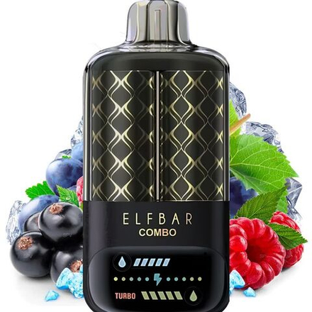 Elf Bar Combo 25000 - Blackcurrant Raspberry Grape (5% nic)