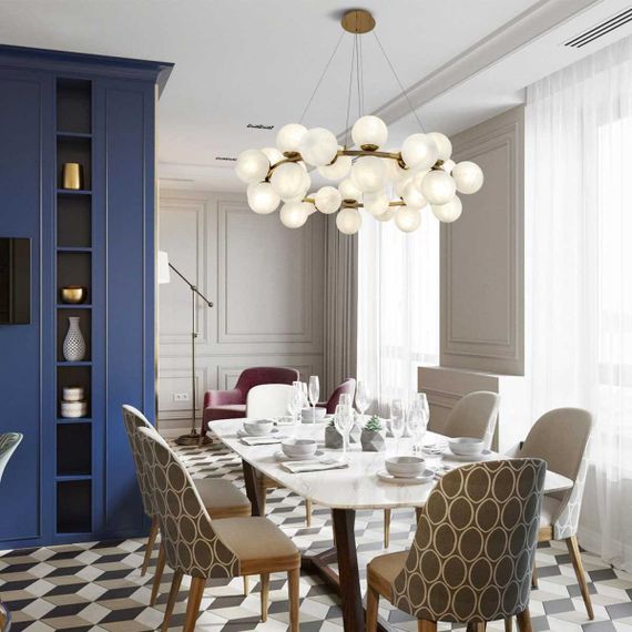 Подвесная люстра Modelux Modestyle MS.6117.32 BS