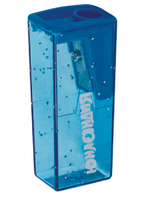 Точилка ЮНЛАНДИЯ "Космо", с контейнером, пластиковая, корпус ассорти