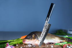 Нож кухонный Сантоку 18.2см Samura Blacksmith SBL-0095/K