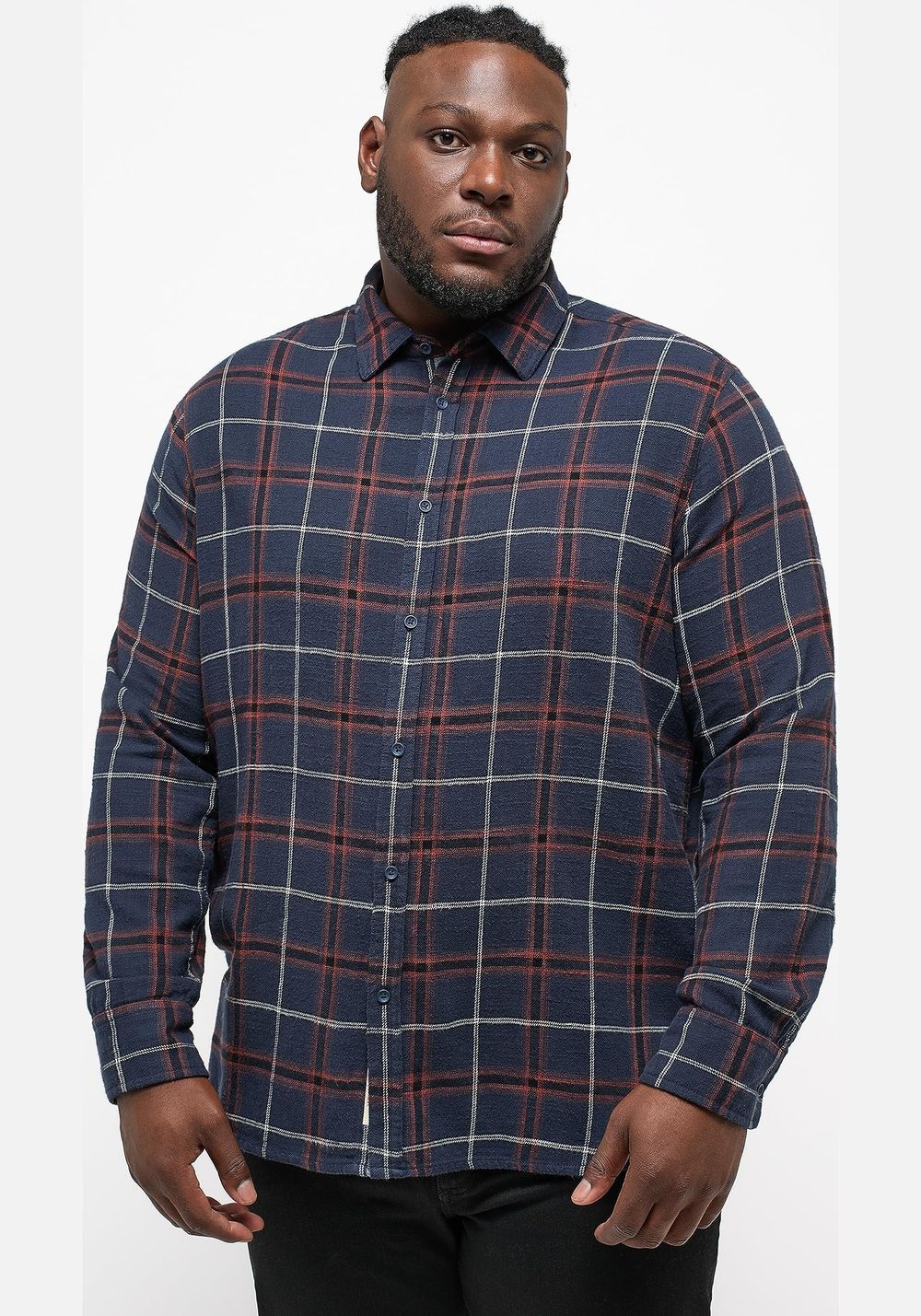 Рубашка Clemens Blue Flannel 1014496-12513