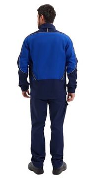 Костюм "Коста" куртка+брюки, цв. синий/васильковый/черный (тк.Tomboy)