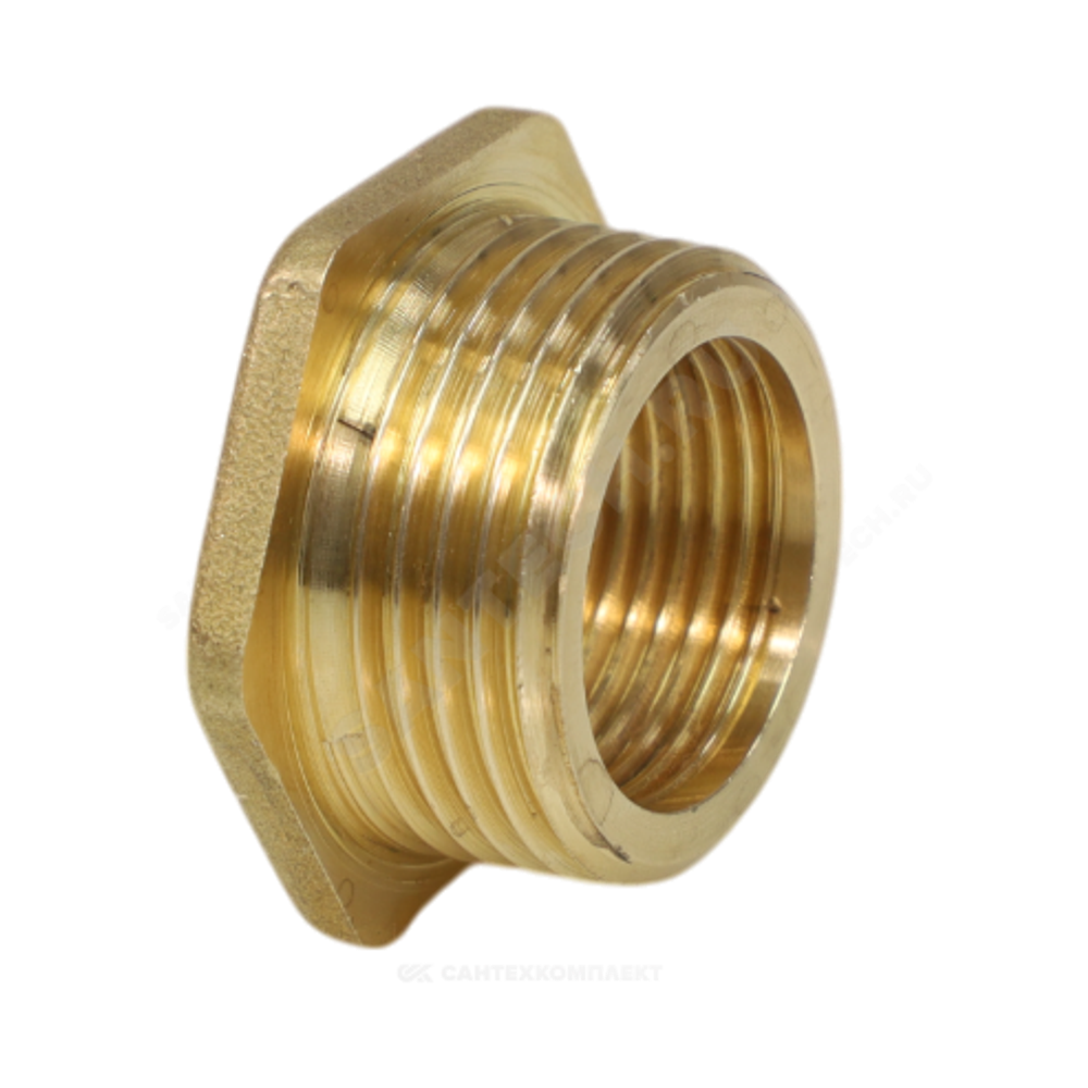 Футорка латунь Ду 25х15 (1"х1/2") НР/ВР R93 Giacomini R93Y010