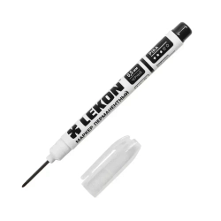 Маркер строительный LEKON PIKA спиртовой черный разметочный перманентный для глубоких отверстий