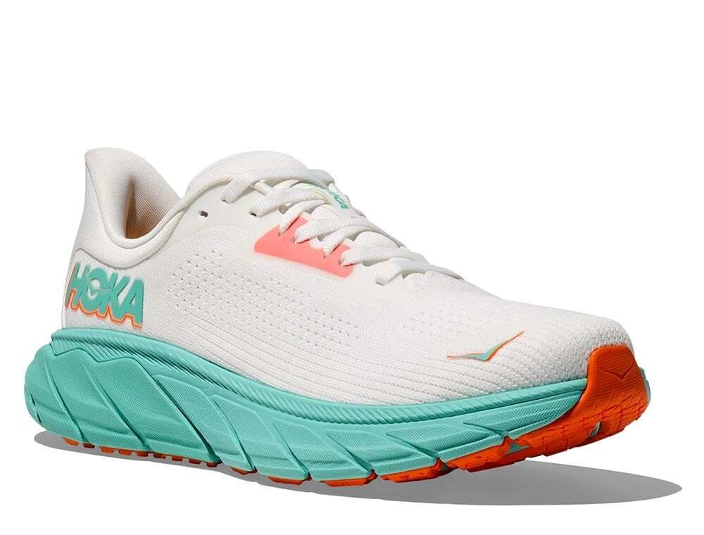 Кроссовки для бега женские Hoka Arahi 7 W Бело-Бирюзовые