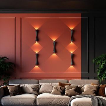 4291/10WL HIGHTECH ODL22 373 черный/металл Настенный светильник IP20 LED 10W 453Лм 3000K ANIKA