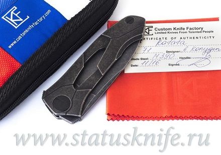 Нож Ратата Ratata CLR CKF (Коныгин, М390, титан, подшипники)