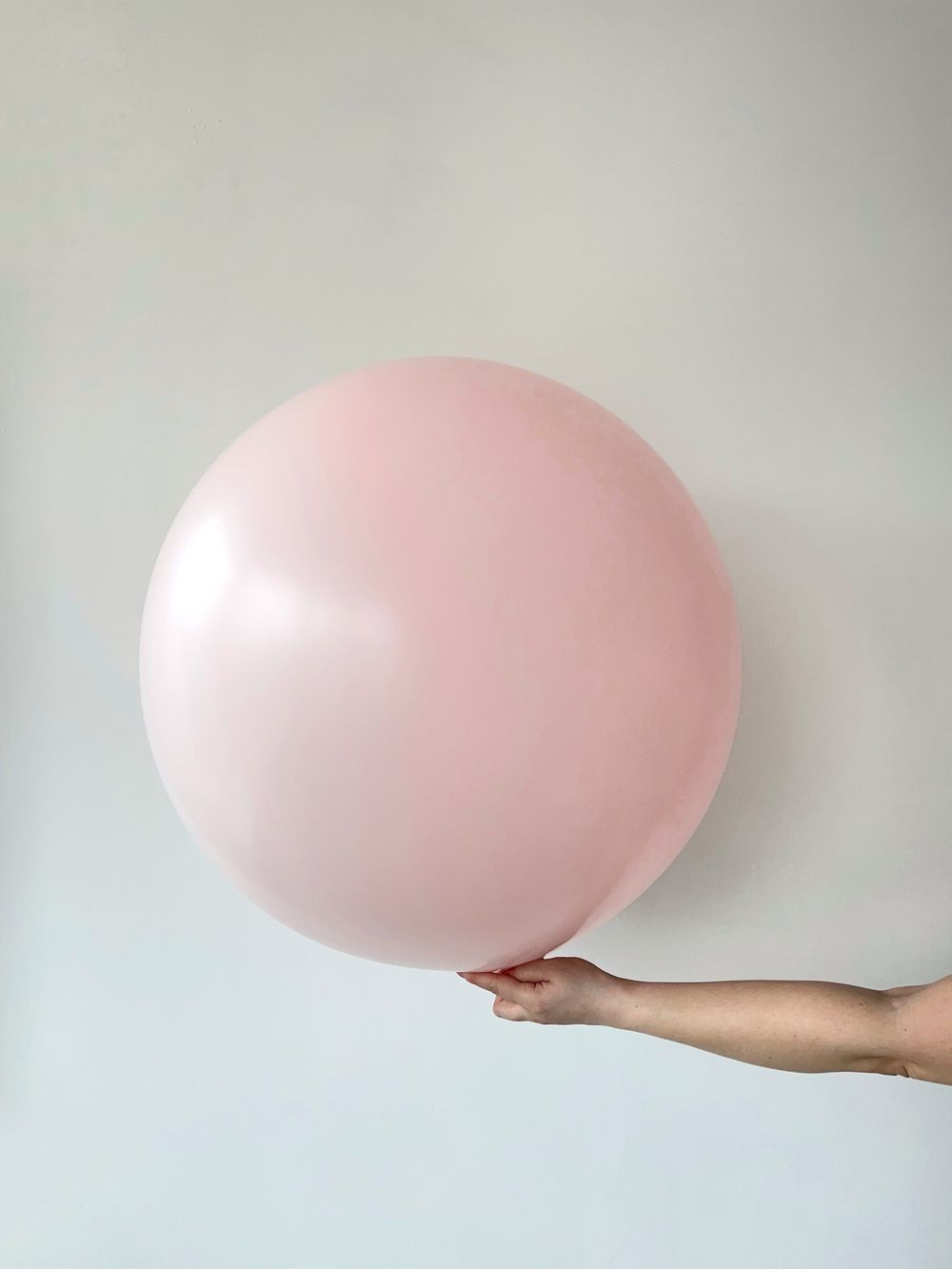 S шар гигант 24"/60 см пастель нежно розовый макарунс macaron Pink (609) (БГ-90)  Изображение2