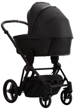 Детская коляска Bebetto Monti Pro 2 в 1 01 Dark (черная кожа)
