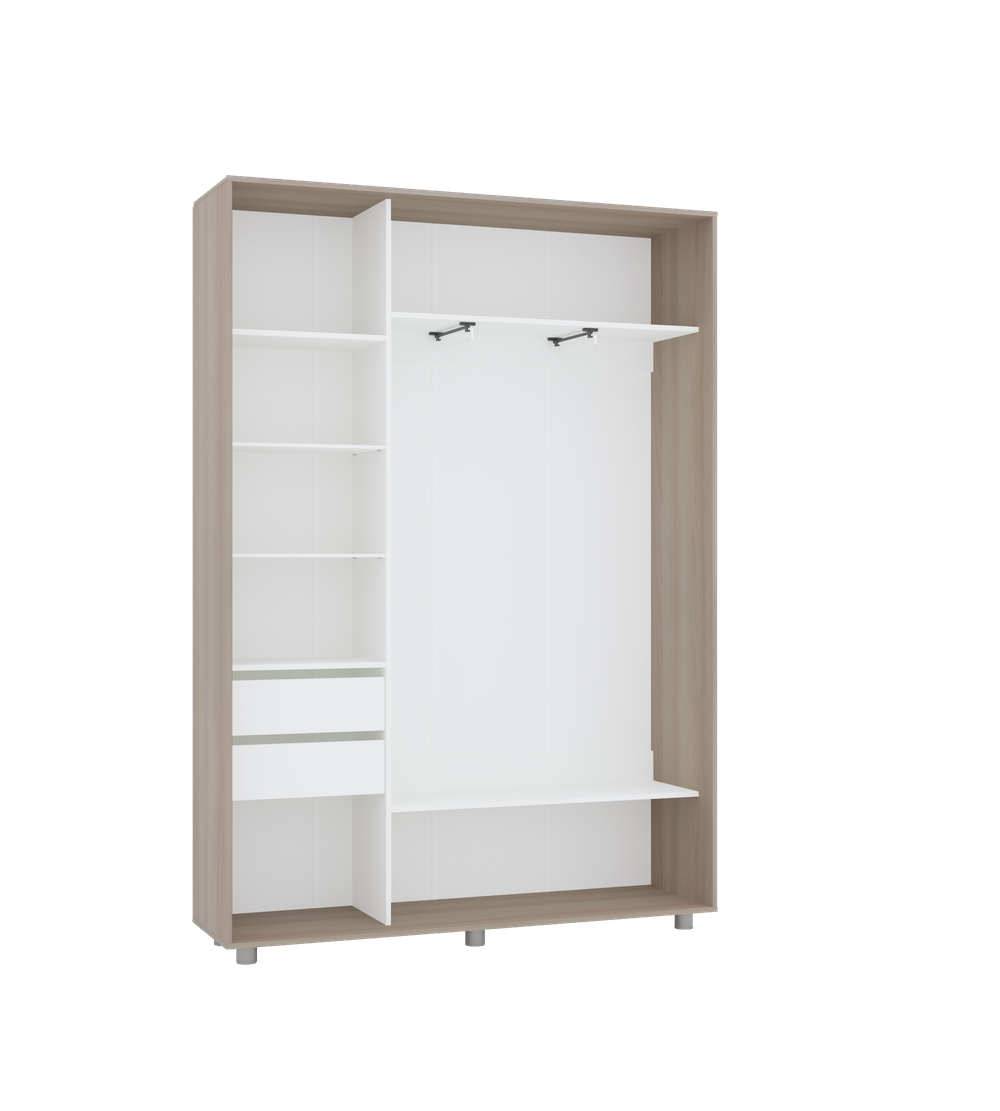 Шкаф-купе МАМА PRIME, 140х45х230 Шимо светлый