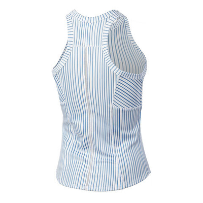 Женская теннисная майка Lucky in Love Aegean Stripe Tank Top Women - Blue, White