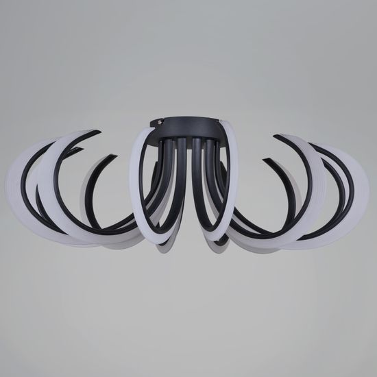 74390-0.3-12L black светильник потолочный