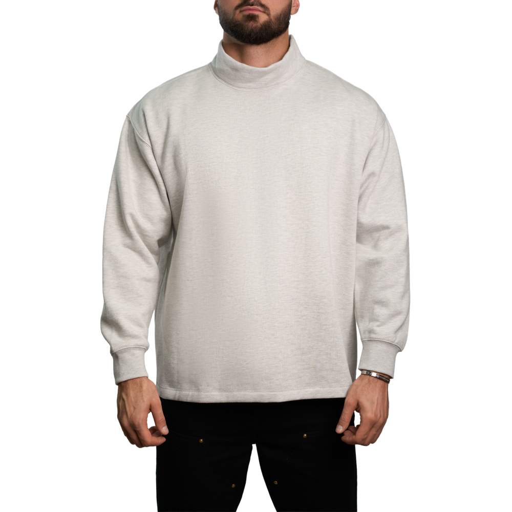 Fear of God Essentials Relaxed Mockneck "Light Oatmeal"