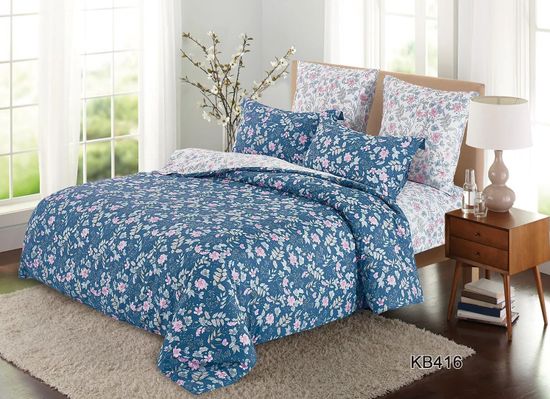 Полуторный комплект постельного белья Diva Afrodita, Арт.KB416, Сатин люкс, 70*70 см-2 шт.