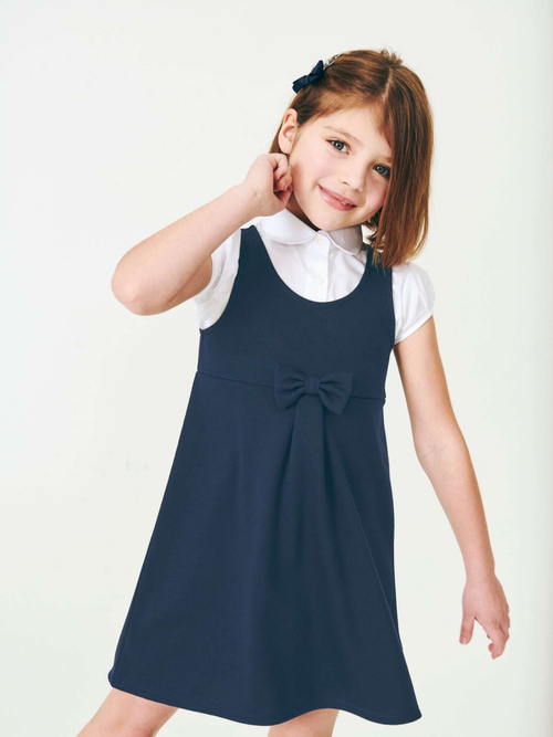 Сарафан школьный для девочки Next 615-652, Темно-синий